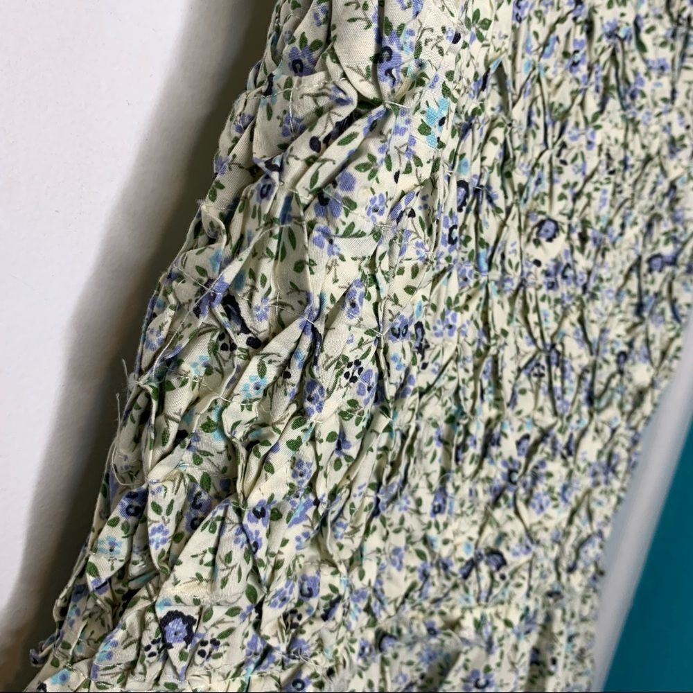Free people petunia mini dress tea combo small floral print - Picture 4 of 7